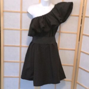 Lanvin H&M One-Shoulder LBD